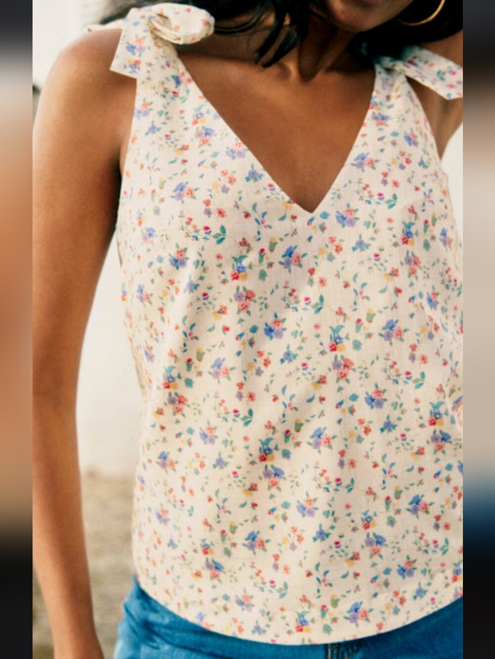 Sezane Lara Blouse In Melia Print - Picture 3 of 16